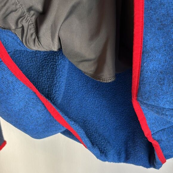 L.L.Bean Sweater Fleece Pullover hooded Men Colorblock jacket sweatshirt XL EUC - Picture 7 of 10